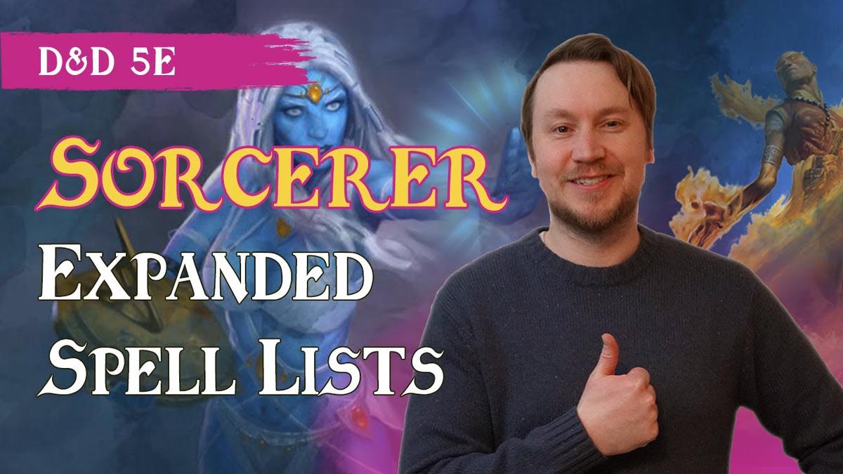 Sorcerer Expanded Spell Lists for D&D 5e PHB and Xanathar's Subclasses 🐇🎩